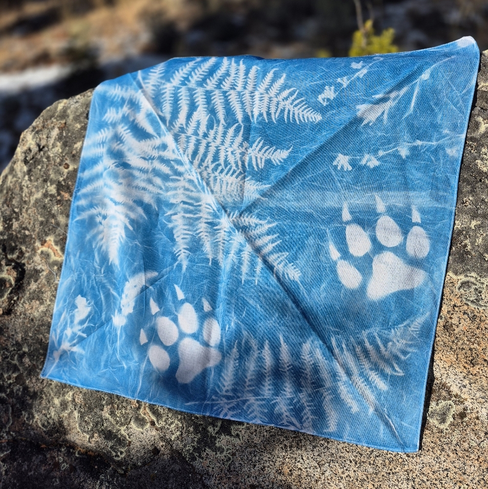 Cyanotype Bandana